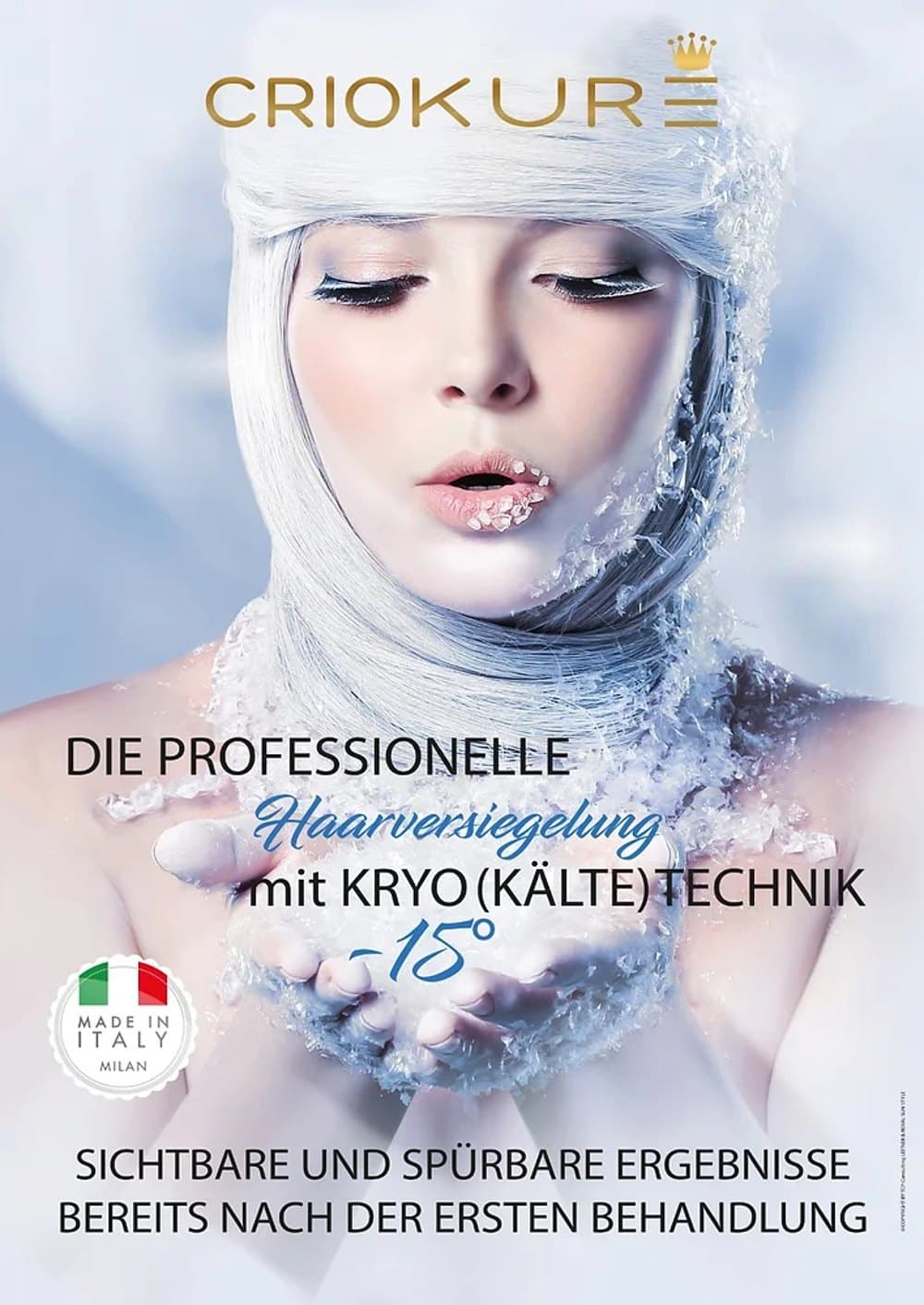 Original Criokure – Haarversiegelung mit Kryo-Kälte-Technik